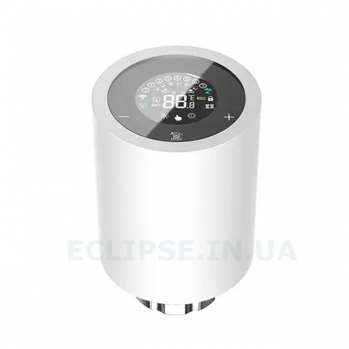 Zigbee Tuya Термостат клапан для радіатору від Qiachip за 1 295грн (код товару: TRVZB-TUYA)