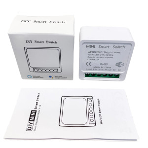 TUYA MINI прохідний WiFi контролер для 2-х вимикачів Розумного Дому c таймером ANDROID, iOS TUYA MINI прохідний WiFi контролер для 2-х вимикачів Розумного Дому c таймером ANDROID, iOS
