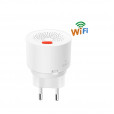 Датчик газа с сиреной и контролем по WiFi приложение Tuya (Smartlife) в розетку на 220/230 вольт от EARYKONG за 545грн (код товара: WIFIGT2)