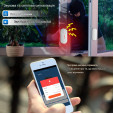 Wi-Fi датчик открытия / закрытия двери для домашней сигнализации с сиреной приложение Tuya (Smart Life) от EACHEN за 395грн (код товара: WIFIDT2)