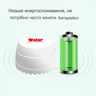 Zigbee датчик детектор утечки воды с поддержкой мобильного приложения