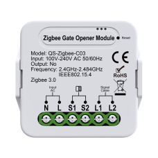 Zigbee устройство открытия/закрытия и мониторинга состояния двери, ролет приложением TUYA (Smart Life)