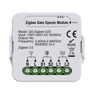 Zigbee пристрій відкривання/закривання та моніторингу стану дверей, ролет застосунок TUYA (Smart Life)