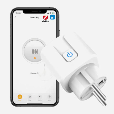 Zigbee розетка 220/230 Вольт на 20 Aмпер с измерением мощности (Ewelink)