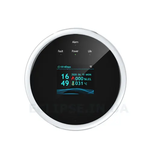 Бездротовий датчик газу і температури з контролем по WiFi з сиреною і LCD дисплеєм від EARYKONG за 995грн (код товару: WIFIGT+)