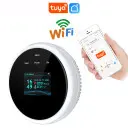 Бездротовий датчик газу і температури з контролем по WiFi з сиреною і LCD дисплеєм від EARYKONG за 995грн (код товару: WIFIGT+)