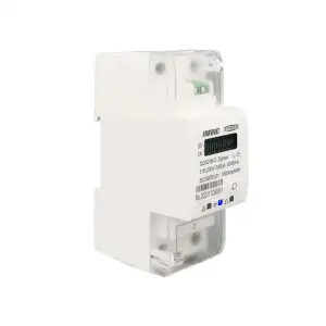 1-но фазний 2-полюсний високоточний малогабаритний Zigbee електролічильник з LCD дисплеєм на 220 Вольт 65 А Tuya (Smart Life)