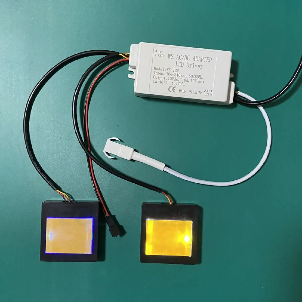 Дзеркальний сенсорний вимикач-діммер з блоком живлення 220/12 Вольт на ...