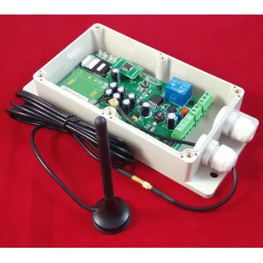 GSM реле GSM-KEY-DC 2000 номерів на 12-24 вольт у водозахисному корпусі