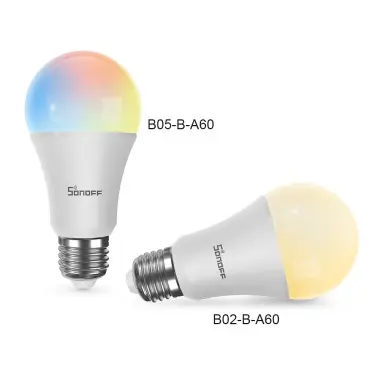 SONOFF B02-B, B05-B Розумна світлодіодна лампочка  Wi-Fi