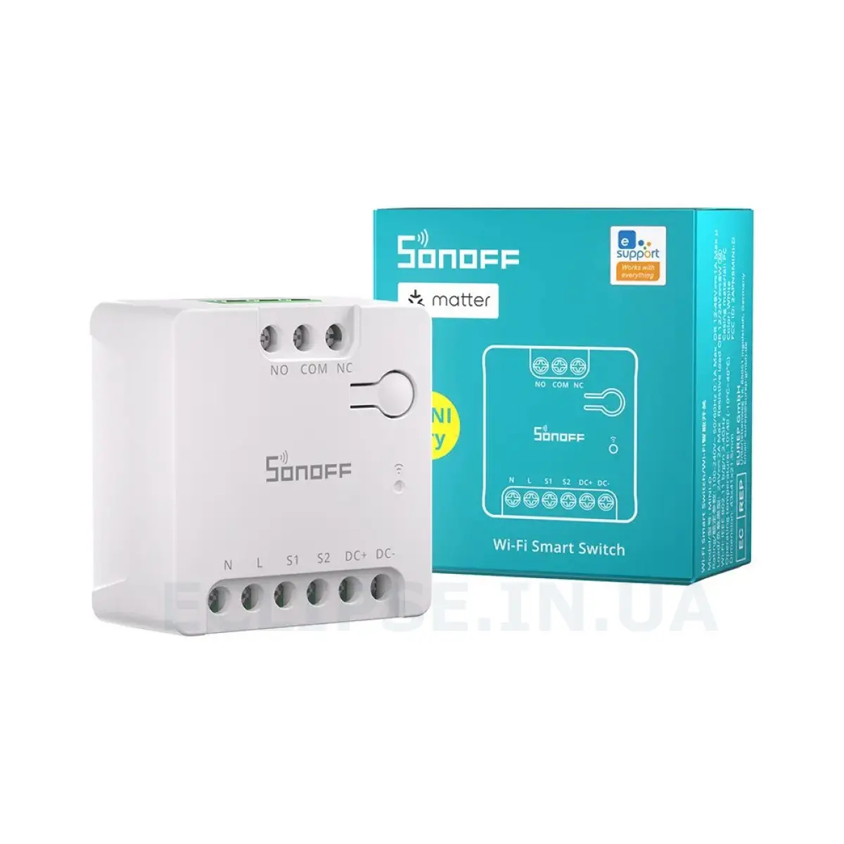 SONOFF MINI-D WIFI вимикач з сухим контактом та підтримкою Matter