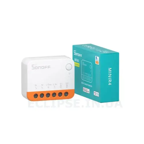 Sonoff MINI R4 Extreme проходной WiFi контроллер для 1-го или 2-х выключателей Умного Дома Ewelink с таймером от SONOFF за 370грн (код товара: MINIR4)