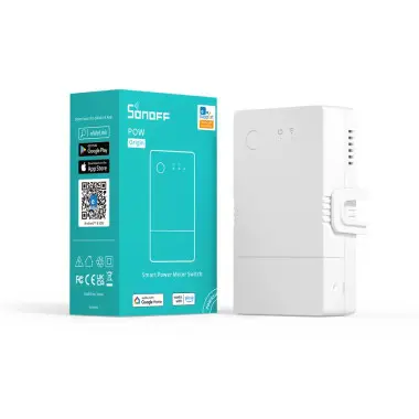 Sonoff Pow Origin WiFi Выключатель - с функцией измерения напряжения, тока и потребляемой мощности до 16  Ампер (обновлённая версия)