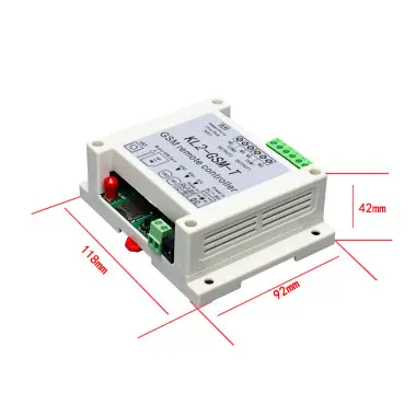 Двухканальное GSM реле на 220 В (9-12 В) с блоком питания KL2 и датчиком температуры