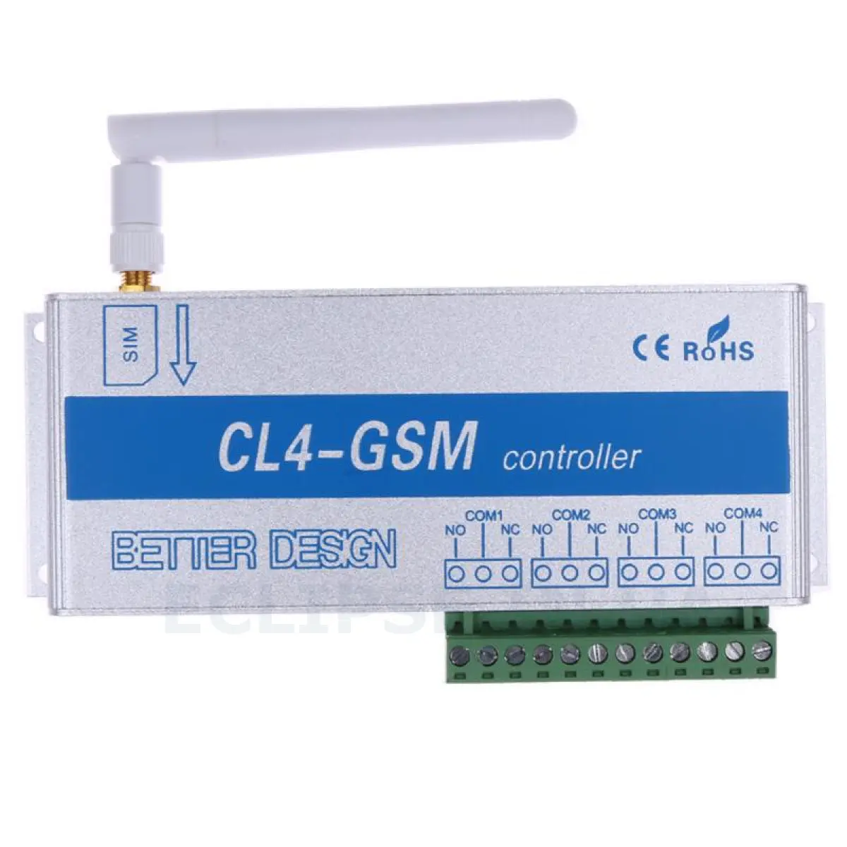 Чотириканальне GSM реле на 220 В (9-12 В) CL4-GSM на 5 абонентів код ...