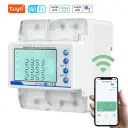 3-х фазний WiFi електролічильник з LCD дисплеєм до 100 А Tuya (Smart Life) з функціями захисту від CHILUI за 2 895грн (код товару: LY-G100A)